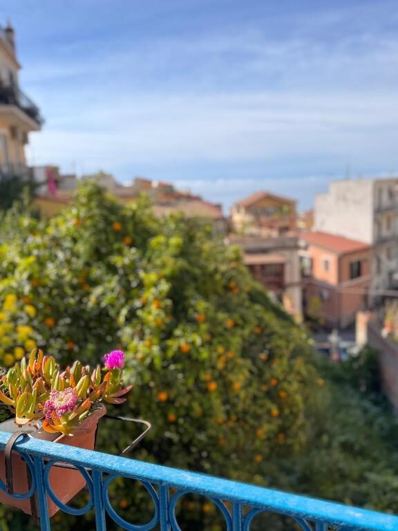 Taorminas Sun Central Boutique Guesthouse & Suites - balcony view over Taormina